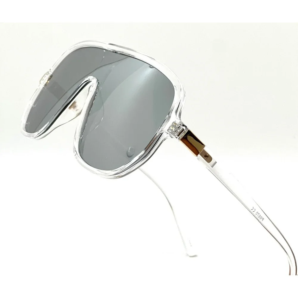 Sunglasses Silver‎ Mirror Lens Outdoor Street Wear Trendy Shades Beach Festival